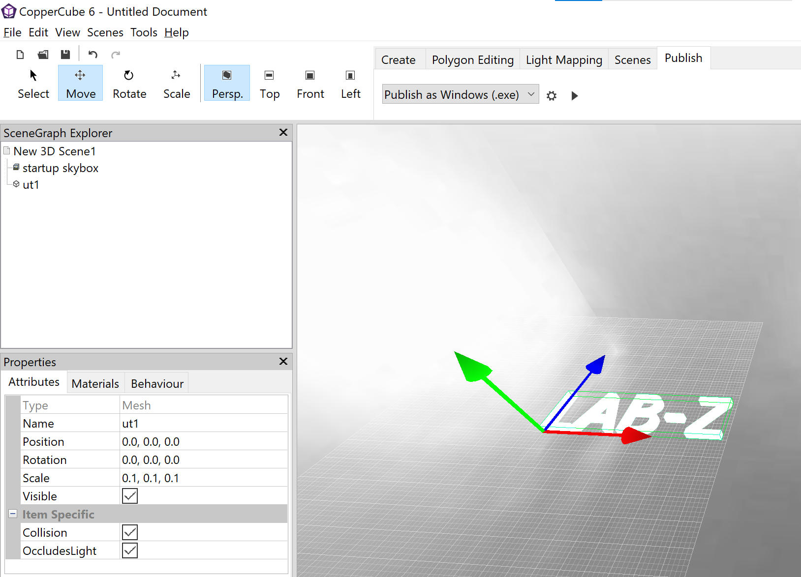 轻量级 3D 软件 CopperCube图9
