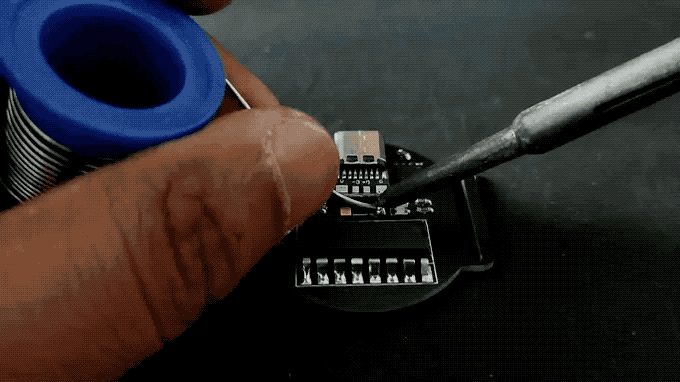 用ATtiny85自制一个BCD手表图14