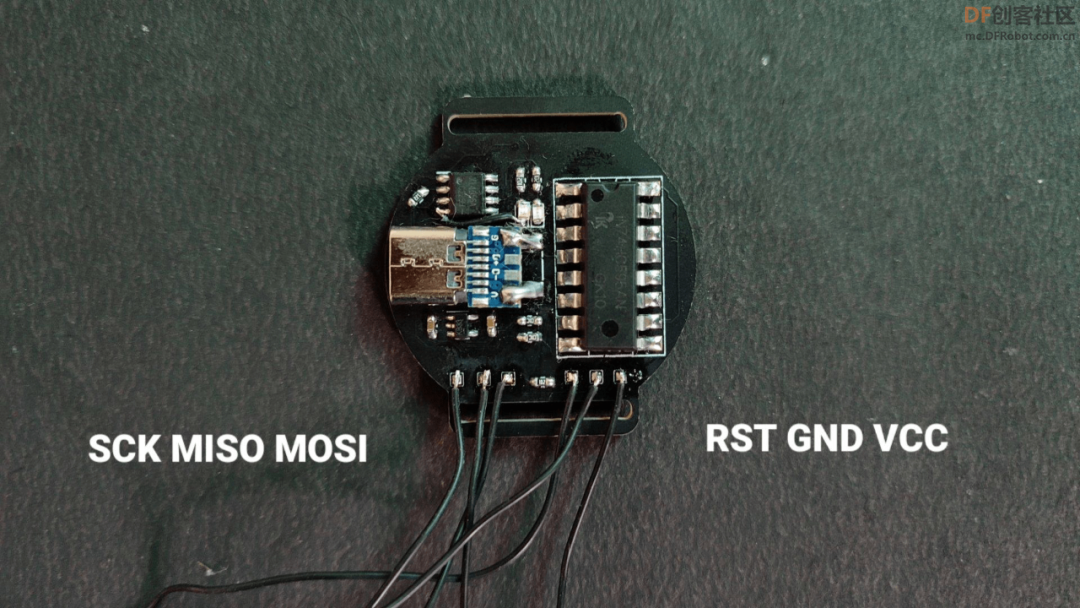 用ATtiny85自制一个BCD手表图16