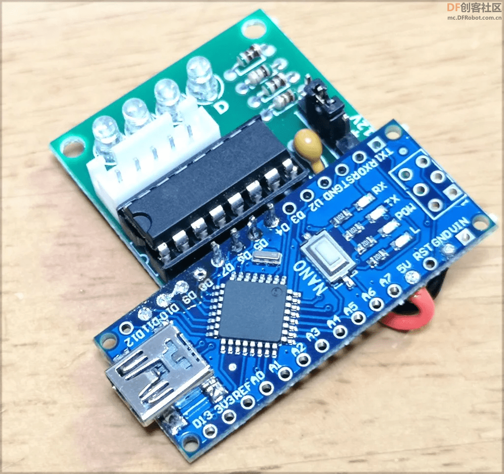 用Arduino自制一个只有表针，没有表盘的“空心时钟”图10