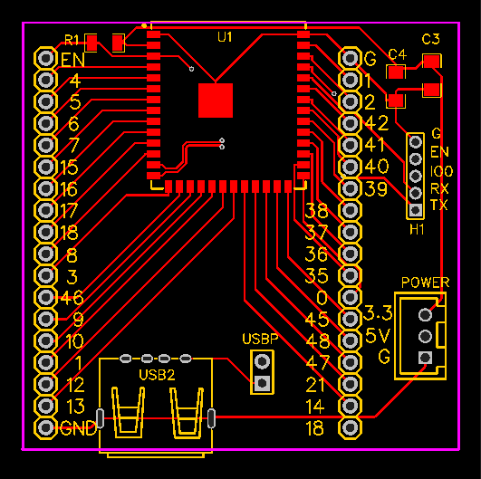 DFRobot ESP32 S3 模组的最小系统图4