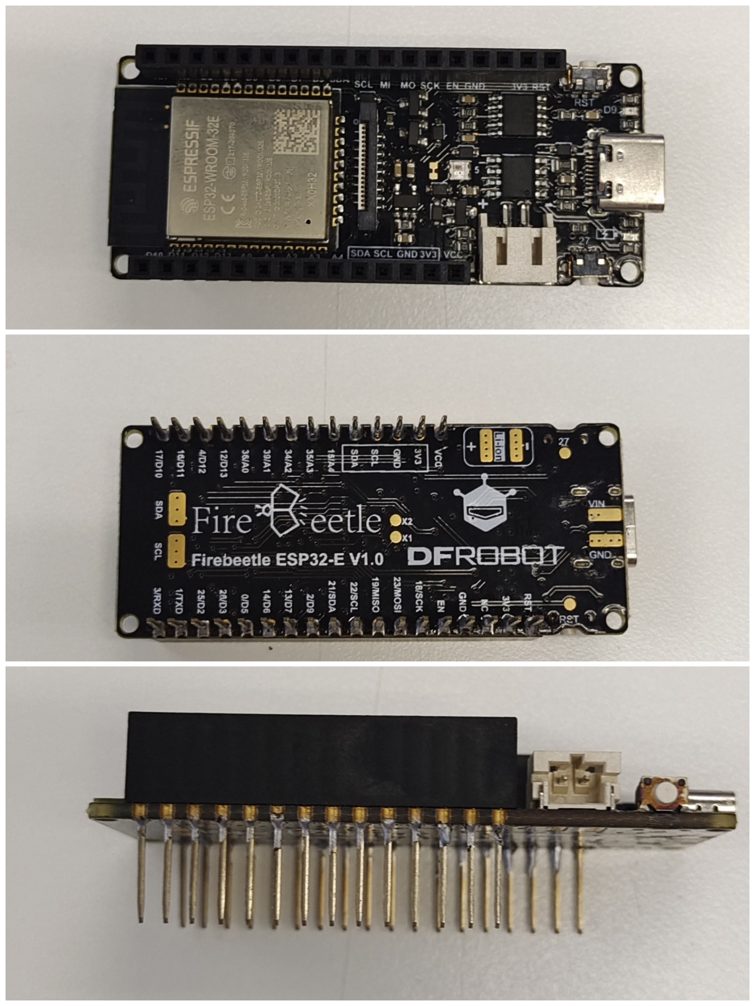 ESP32-E 排针 排母区别 焊接图2