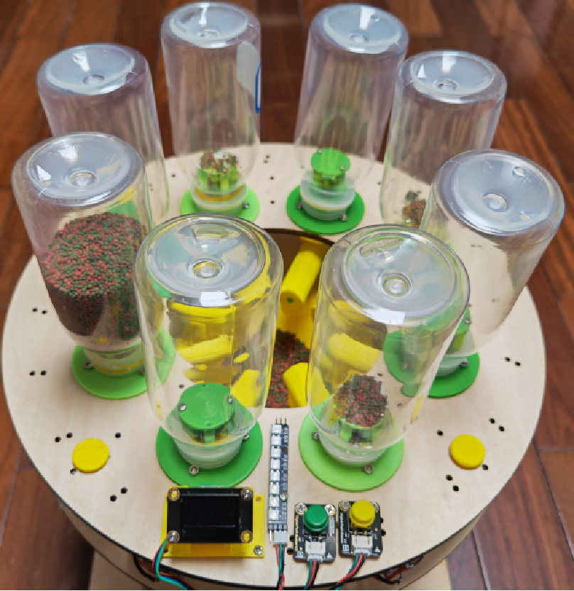 比赛作品---自助式物联网中药颗粒分装机器人图2