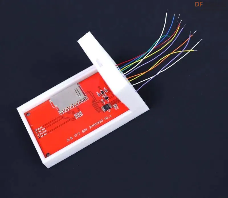 TFT 触控屏 + ESP8266 制造天气时钟图12