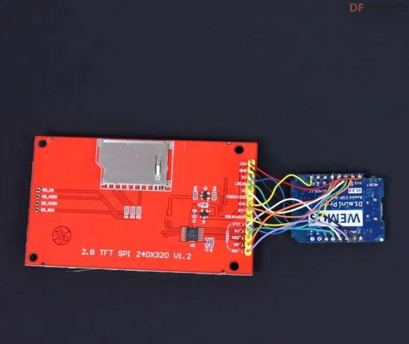 TFT 触控屏 + ESP8266 制造天气时钟图17