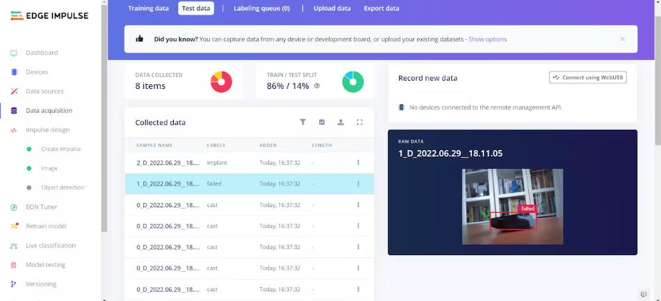 AI驱动的牙模分类器—基于Edge Impulse平台图49