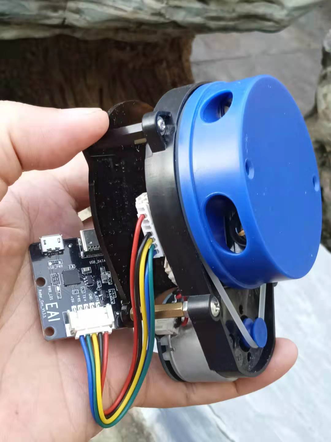 【Arduino】168种传感器系列实验（221）---360°激光雷达模块图1
