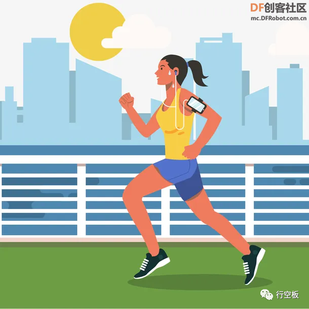 [行空板图形化Python视屏教程]第09课：健身打卡追踪器图1