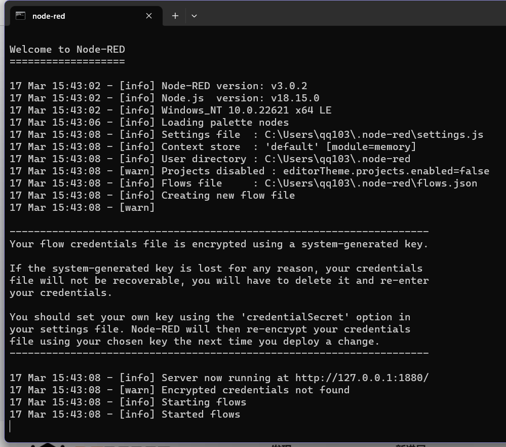 2023年Windows系统node-red安装笔记图17