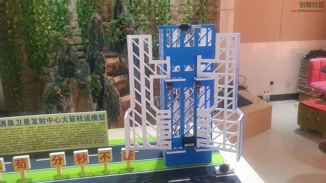 【比赛优秀作品】​中国酒泉卫星发射中心火箭转运模型图39