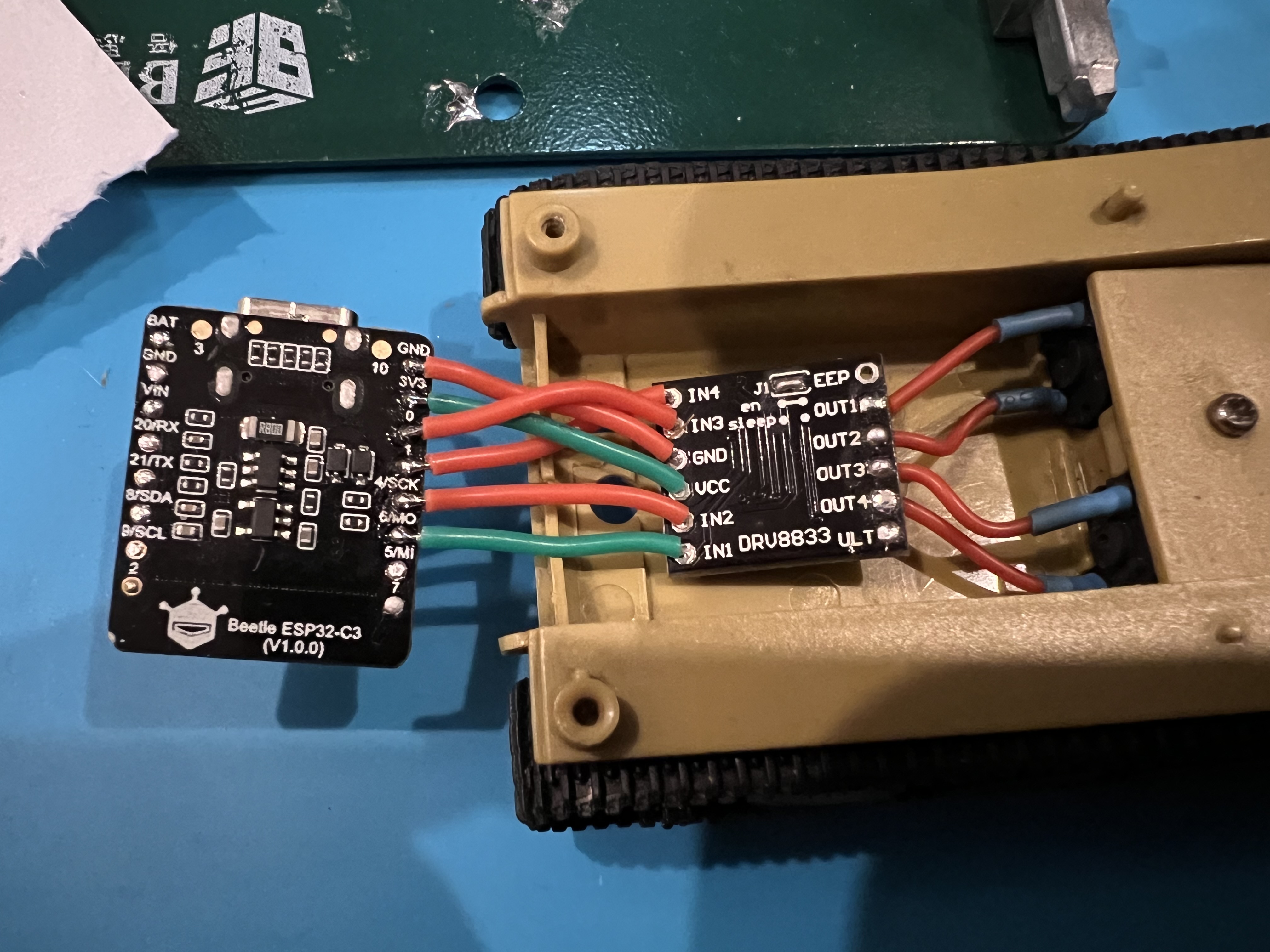 【Beetle ESP32-C3】迷你坦克项目进展图2