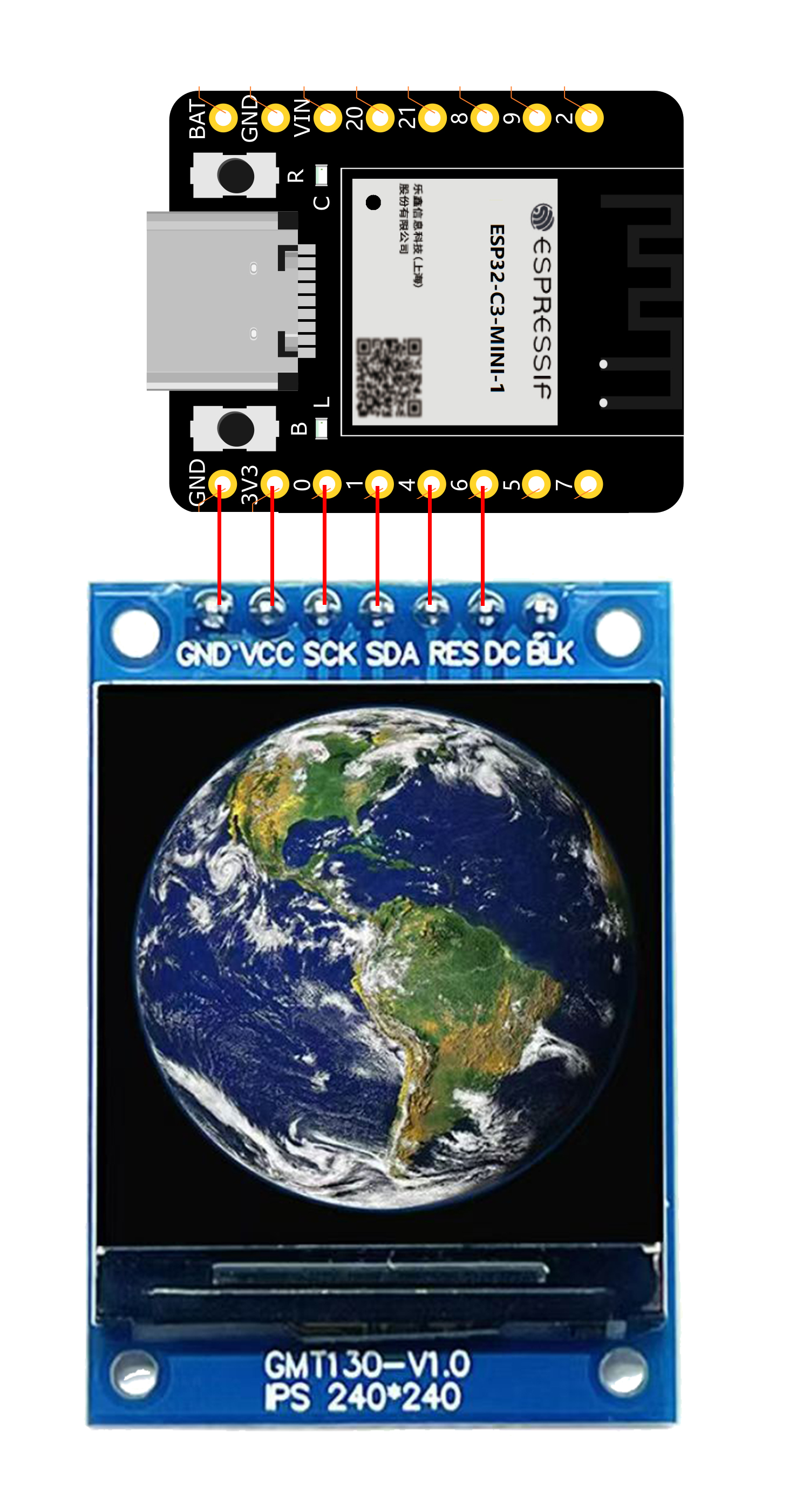 ESP32桌面天气时钟小电视保姆级教程——基于Beetle ESP32-C3图2