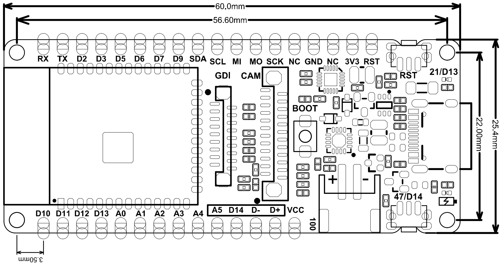 【免费试用】FireBeetle 2 Board ESP32-S3开发板图4