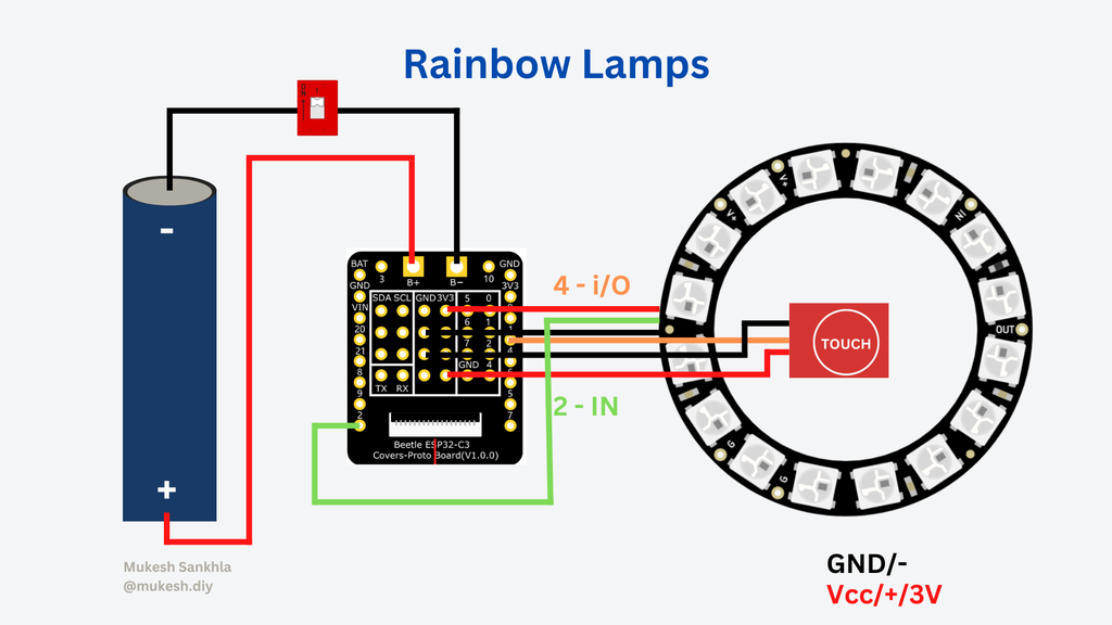 用Beetle ESP32-C3做一个彩虹灯图20