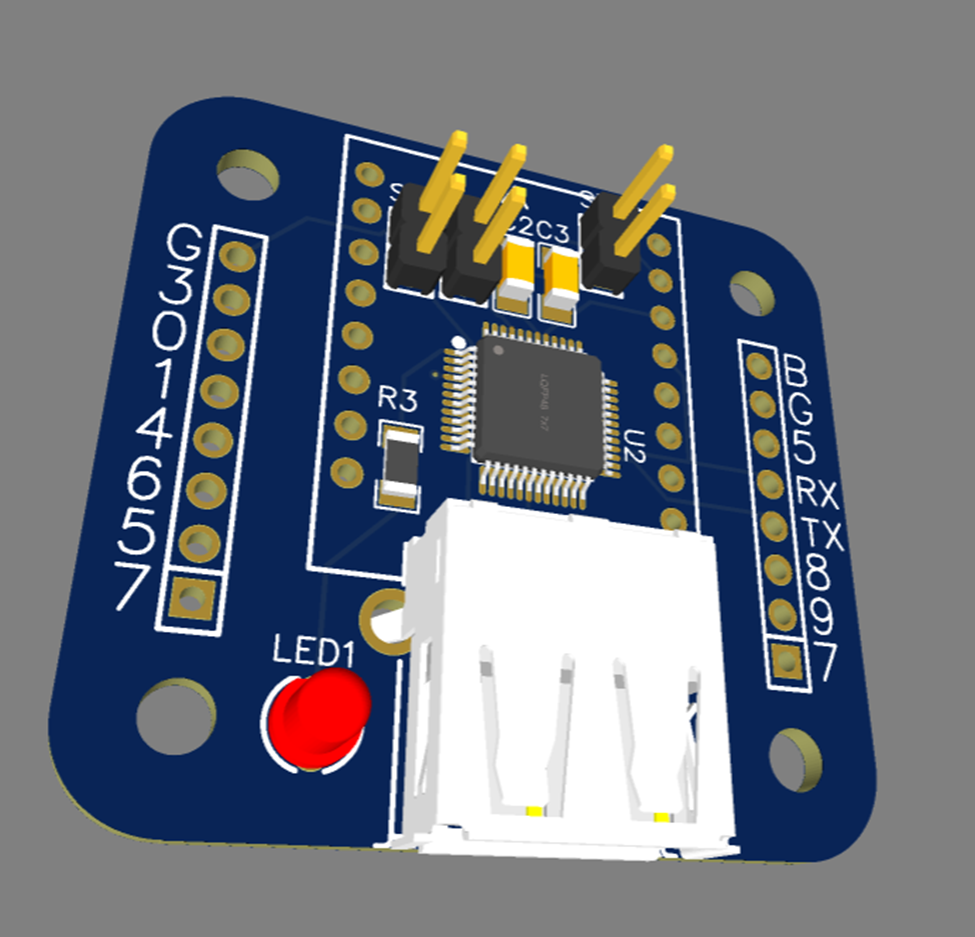 DFRobot ESP32C3 USB HID Shield图1