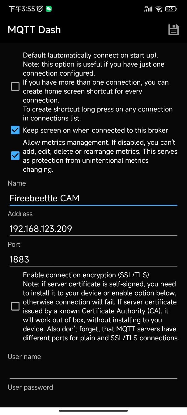 FireBeetle 2 ESP32-S3   自制监控并接入HomeAssistant图12