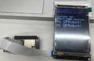 FireBeetle 2 ESP32-S3自制GDI转接板用DFRobot_GDL库驱动普通3.2寸彩...图1