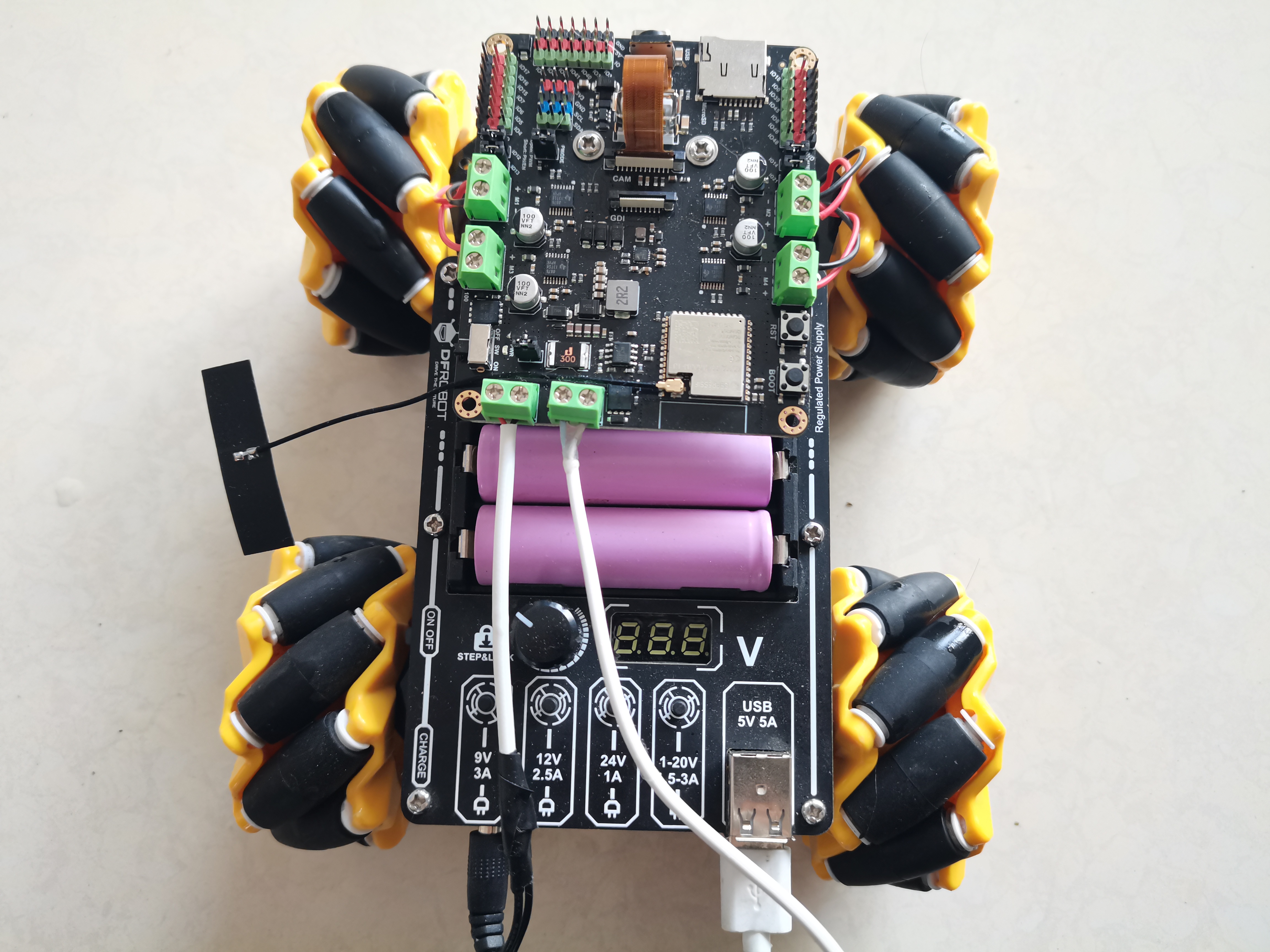 ESP32 麦克纳姆轮 视频车图5