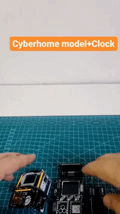 制作一款配有液晶时钟的LED赛博风智能家居模型图3