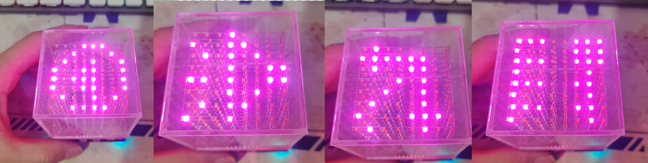 使用esp32和STC51芯片制作一个小小光立方图5