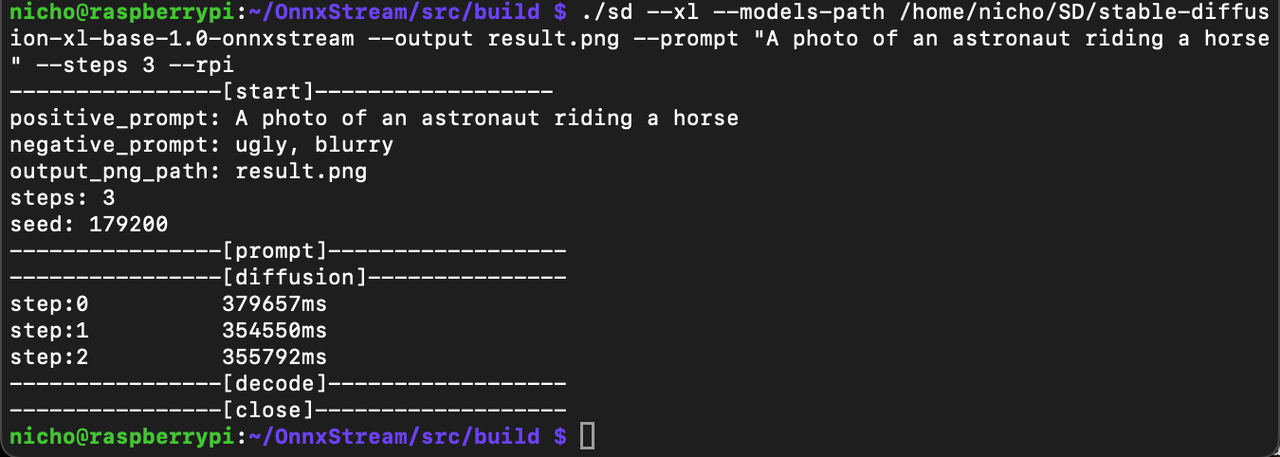 一起树莓派5运行AI文生图模型Run Stable Diffusion on Raspberry Pi 5图2