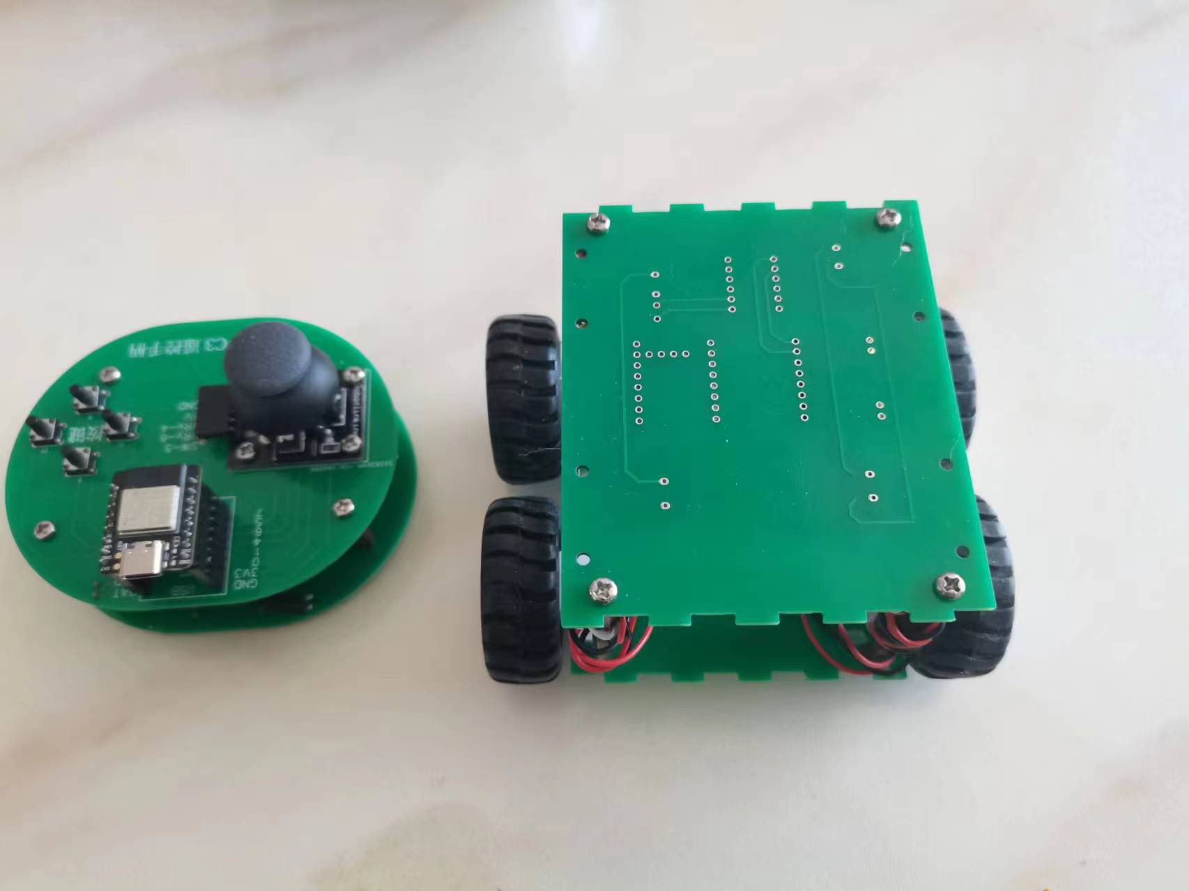 Esp32-c6与Esp32-c3自制ESP-NOW 遥控车图1