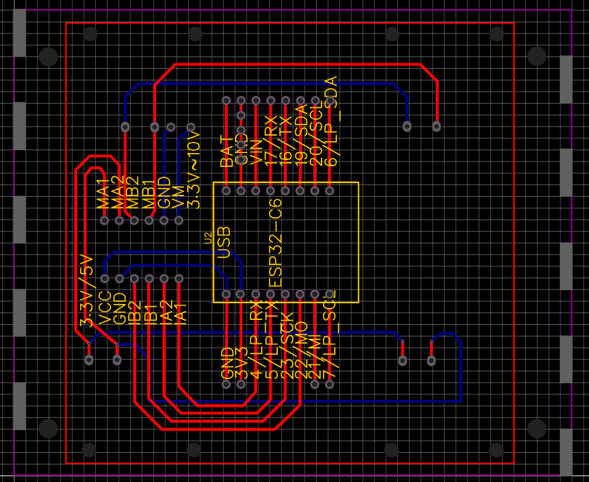 Esp32-c6与Esp32-c3自制ESP-NOW 遥控车图6