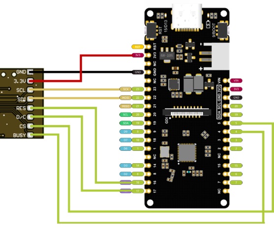 FireBeetle 2 ESP32 C6开发板 最佳伴侣之墨水屏（二）文字图形图3