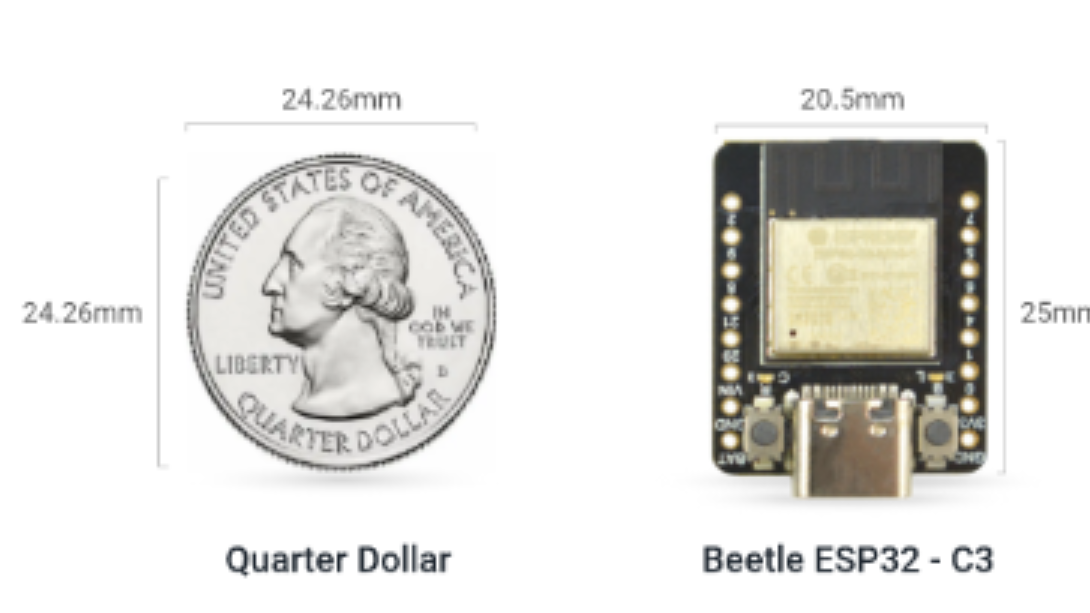 Beetle ESP32 C6接带LED灯的数字按键测评初体验图2