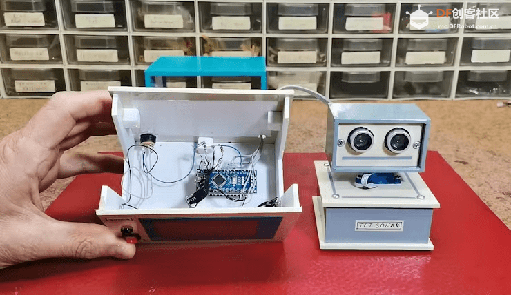 DIY Arduino 超声波声呐——TFT 显示屏上的“雷达”图4