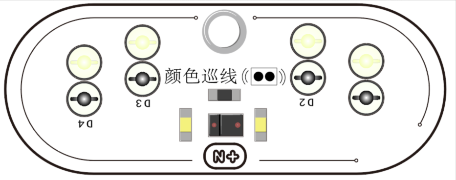 基于掌控板的两轮巡线程序图1