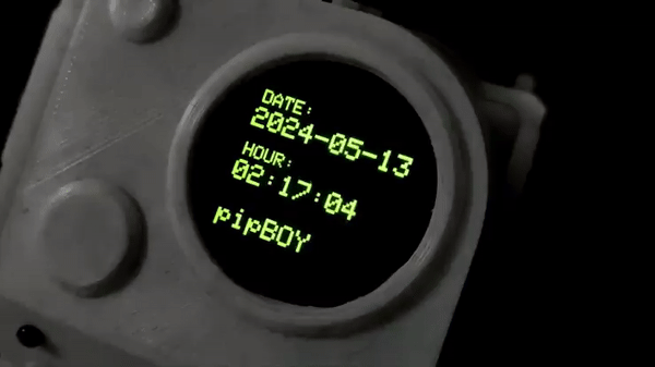 用Firebeetle ESP32-E复刻辐射中的哔哔小子手表(PiP Watch)图6