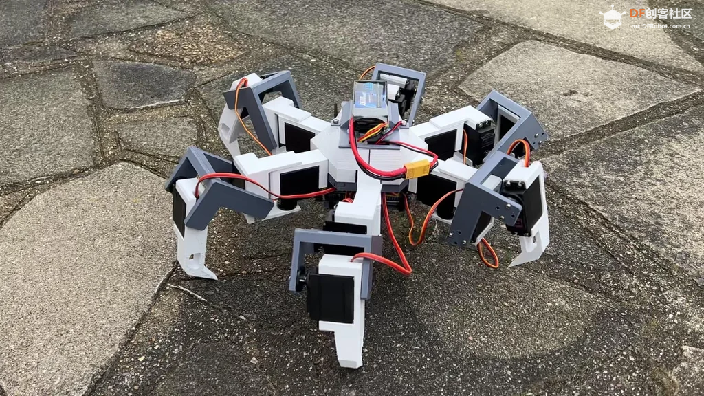 自制一个基于Arduino的3D打印六足机器人图3