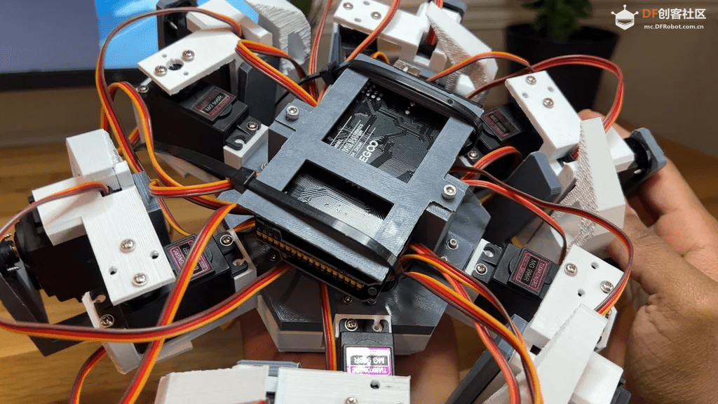 自制一个基于Arduino的3D打印六足机器人图23