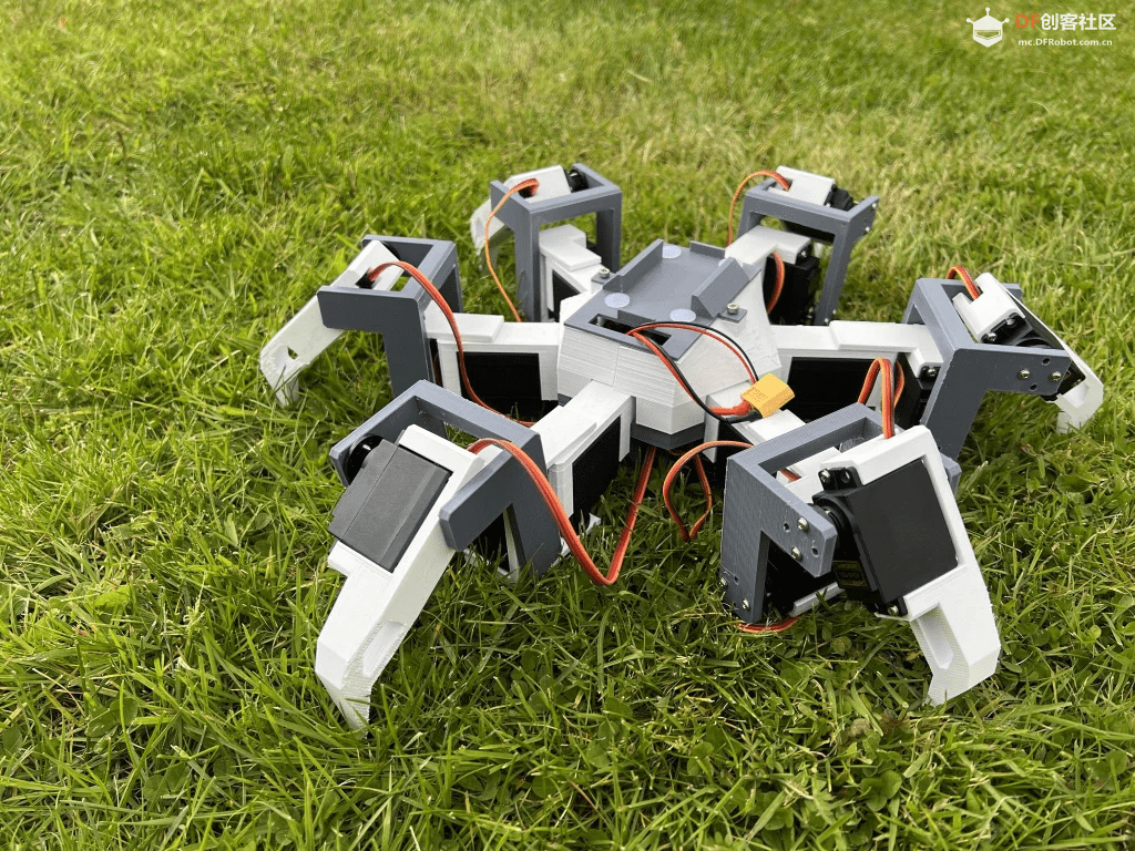 自制一个基于Arduino的3D打印六足机器人图31