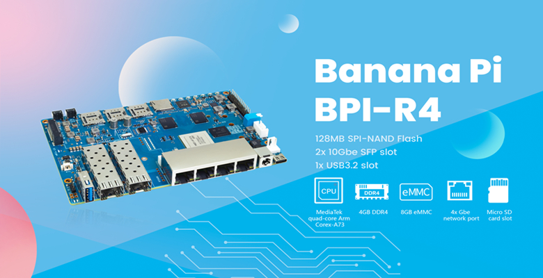 香蕉派最新一代路由板BPI-R4支持WIFI7 NIC 支持定制图3