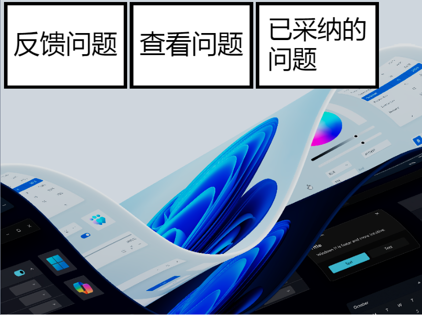 TF OS 重置版反馈中心。图1