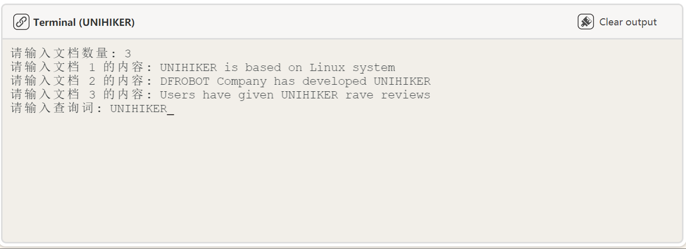 基于NLTK库的UNIHIKER文本分析助手图13