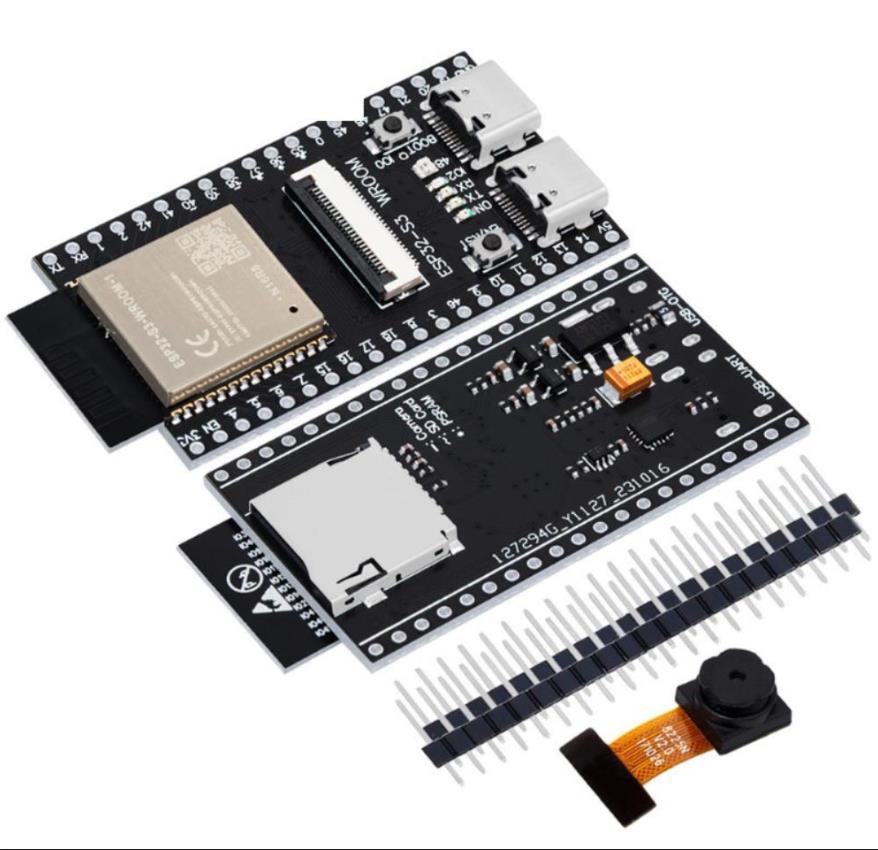 【花雕学编程】Arduino动手做（232）---ESP32S3 CAM按钮控制LED图3