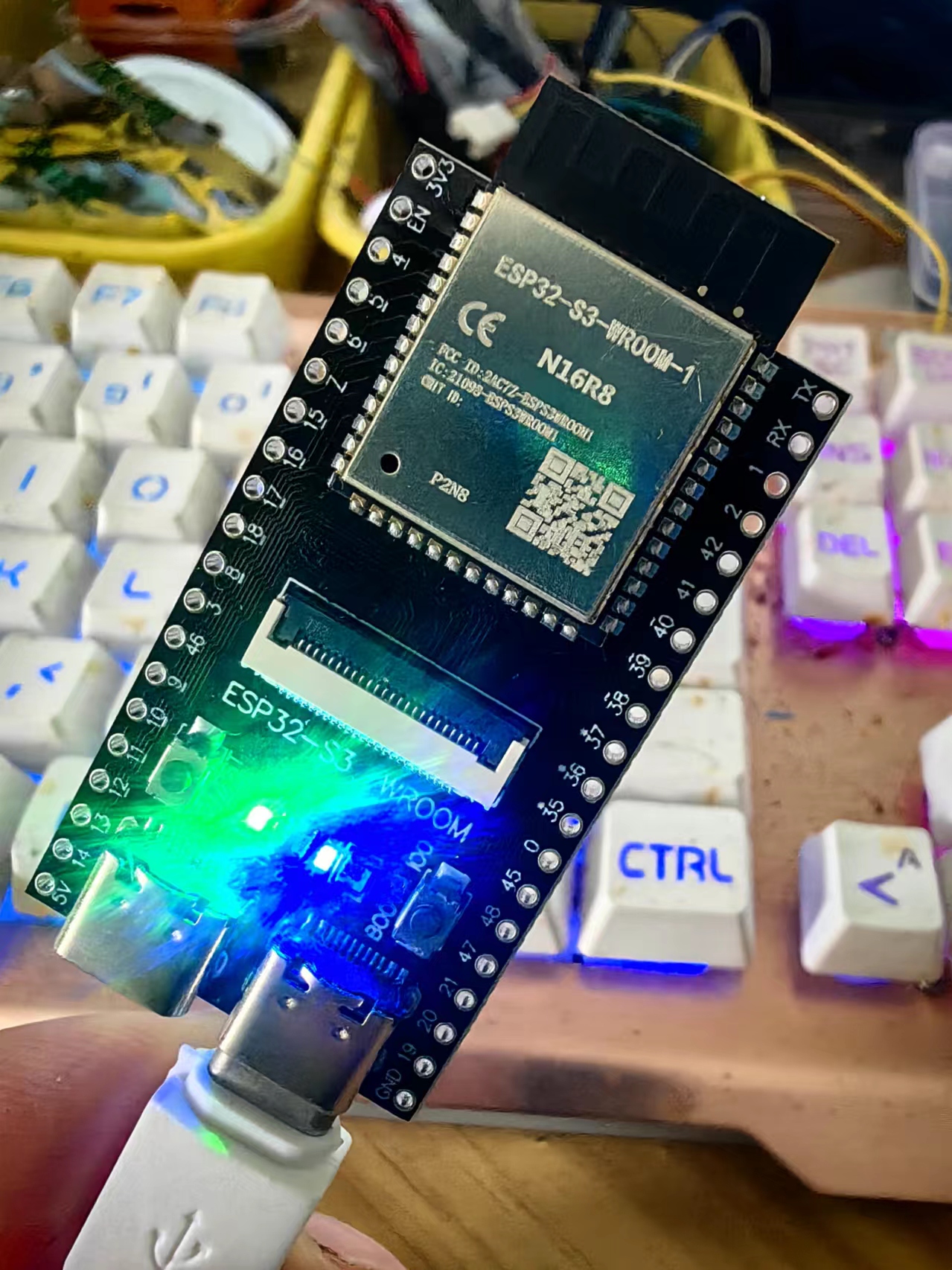 【花雕学编程】Arduino动手做（232）---ESP32S3-CAM DHT11模块图3