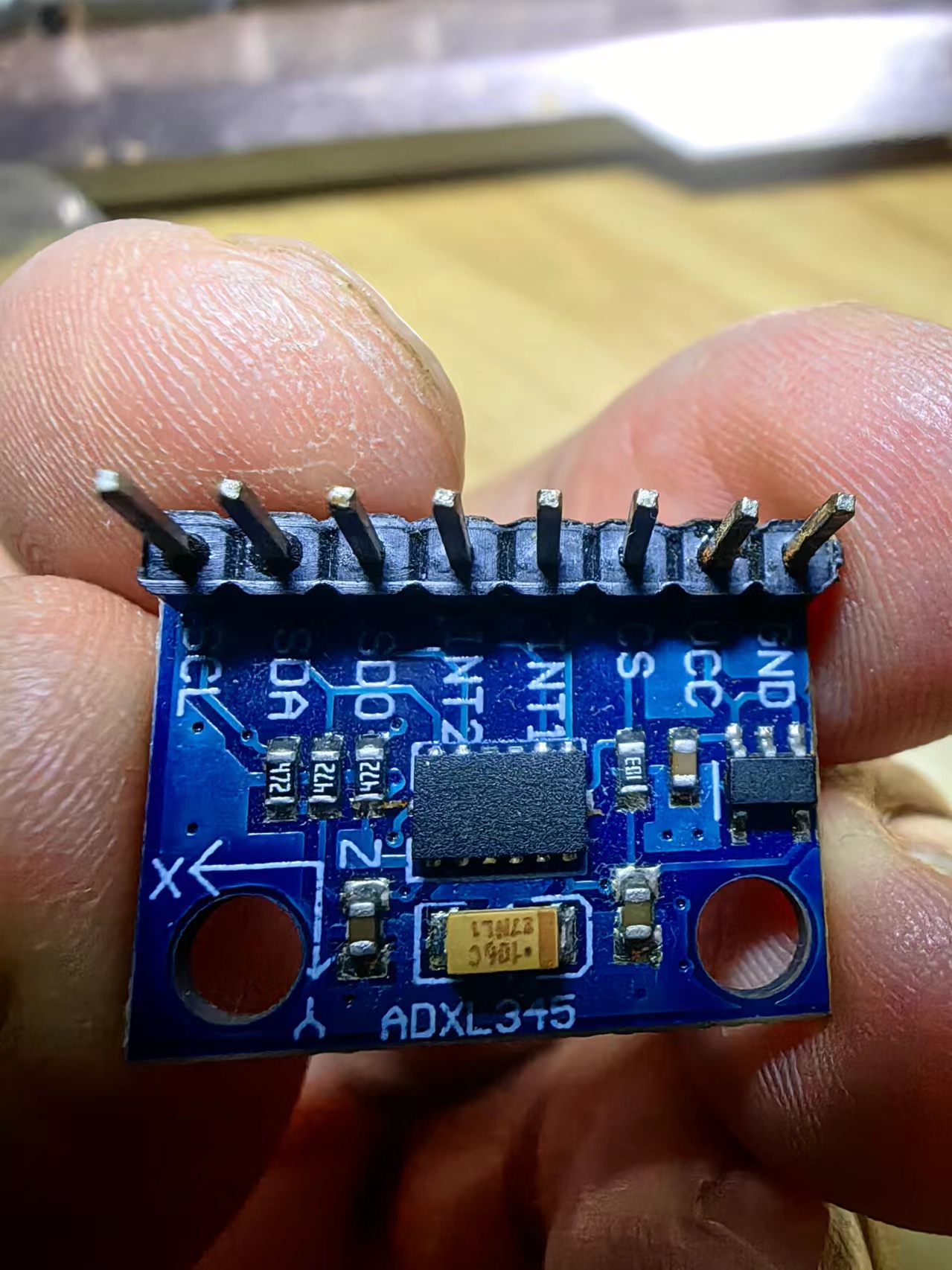 【花雕学编程】Arduino动手做（233）---读取ADXL345加速度值图3