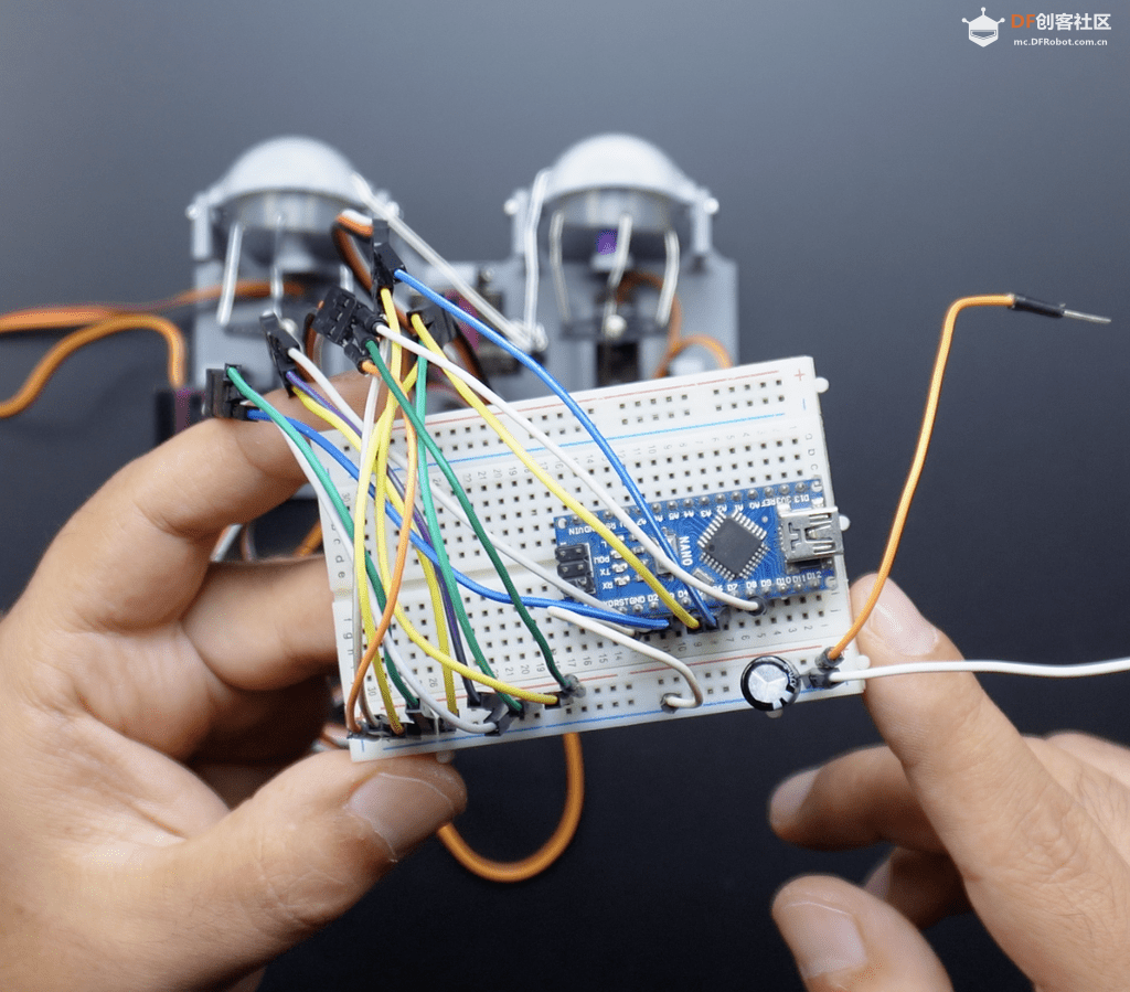 基于Arduino做的“鱿鱼游戏”BOSS面具,支持动作检测图20