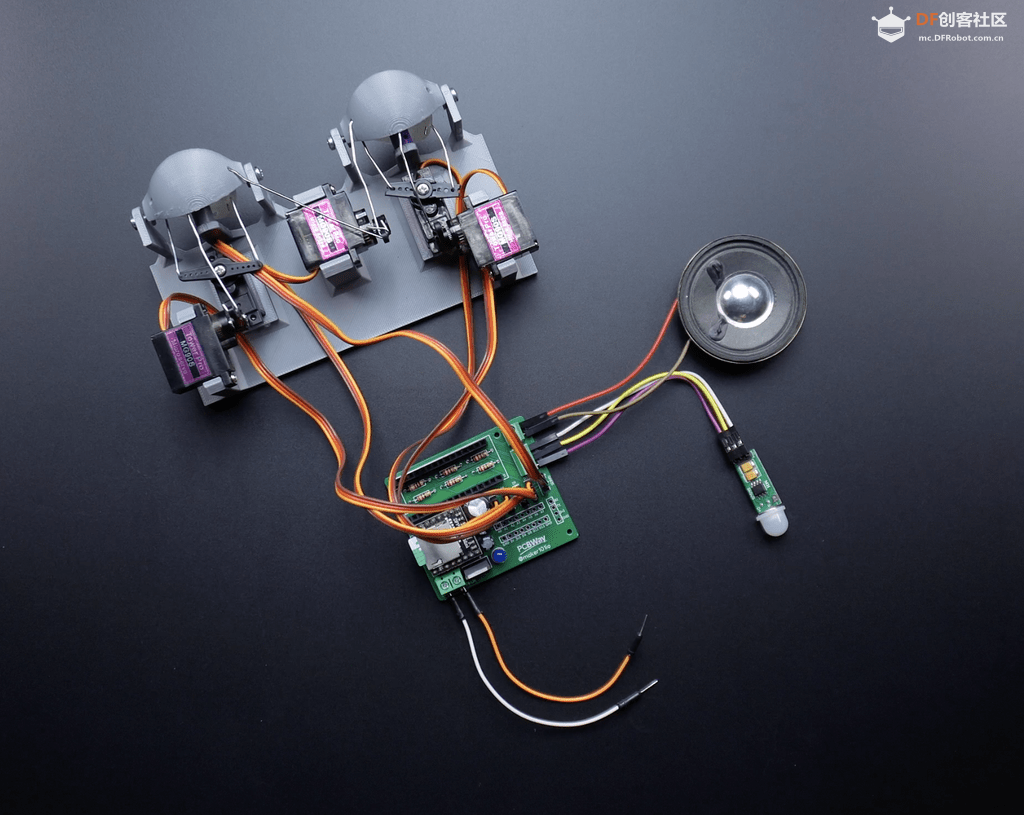 基于Arduino做的“鱿鱼游戏”BOSS面具,支持动作检测图30