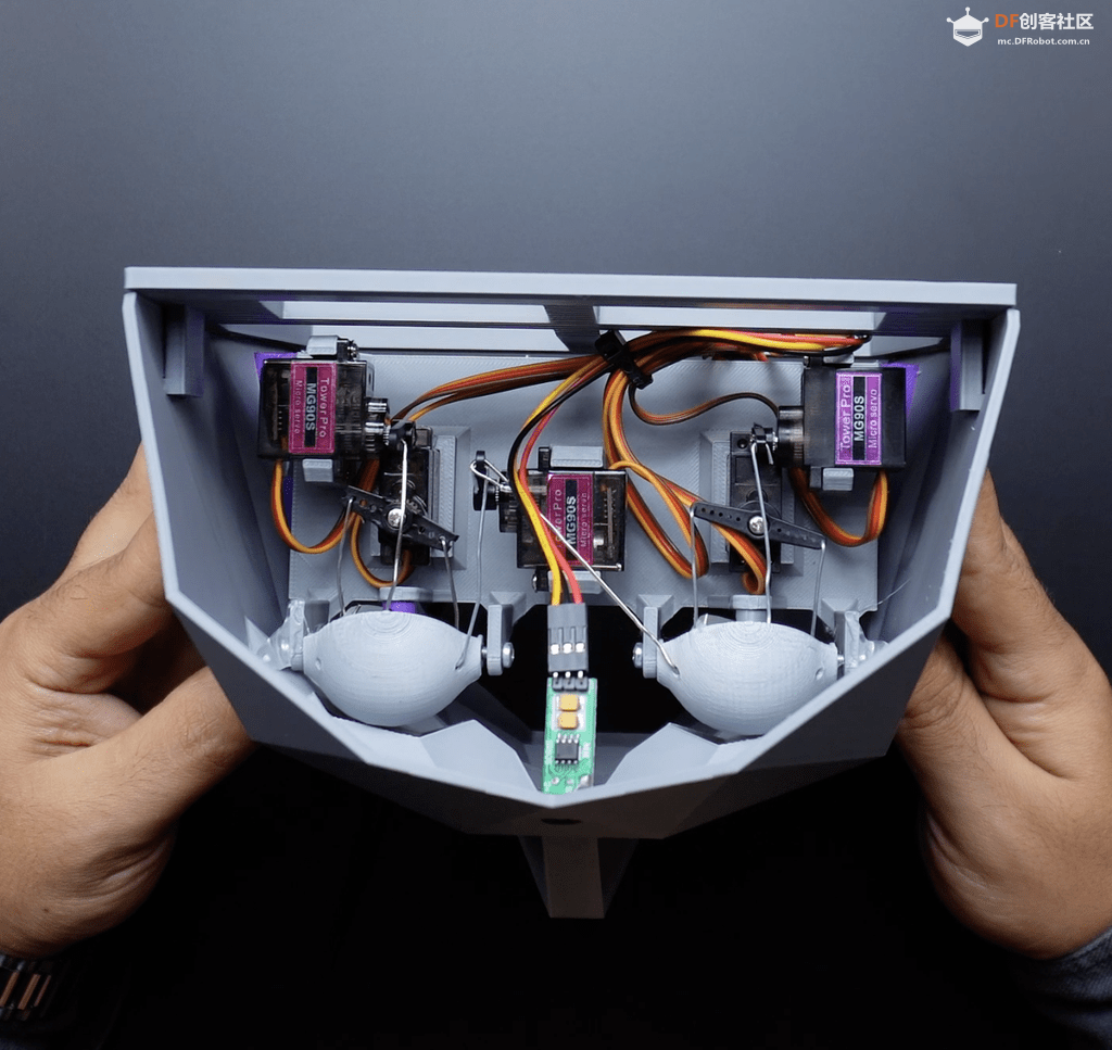 基于Arduino做的“鱿鱼游戏”BOSS面具,支持动作检测图38