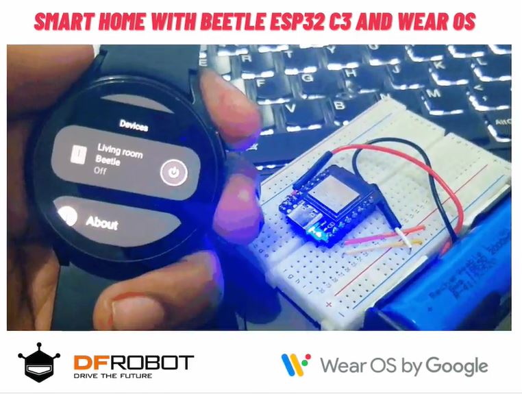 基于 Beetle ESP32 C3 和Wear OS 实现用智能手表控制智能家居图2