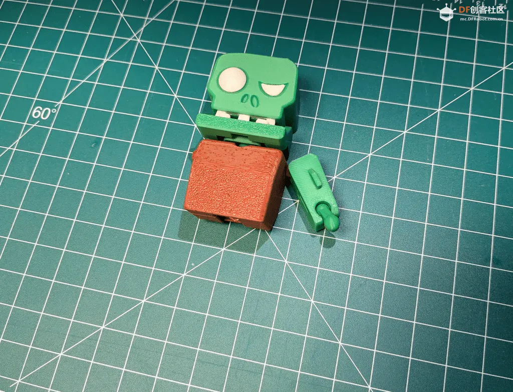 【万圣节项目】做一个3D打印的可以变形的僵尸人!图16