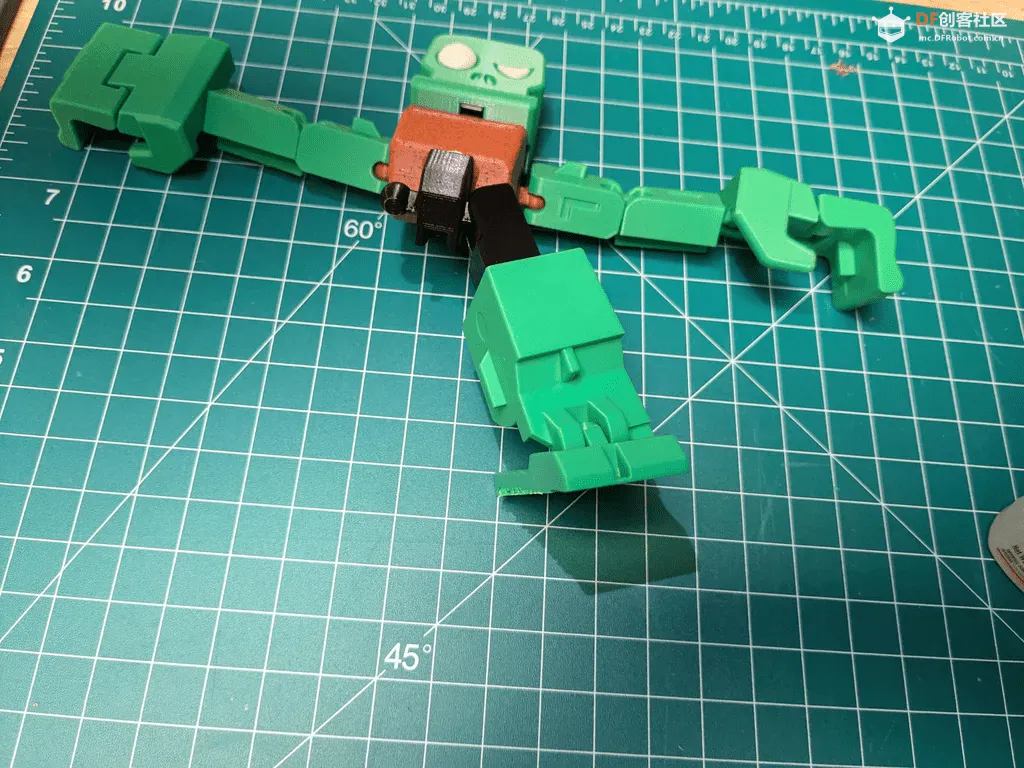 【万圣节项目】做一个3D打印的可以变形的僵尸人!图23