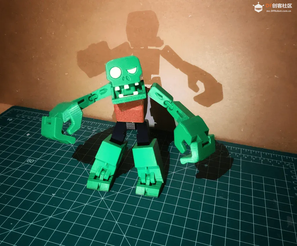 【万圣节项目】做一个3D打印的可以变形的僵尸人!图26