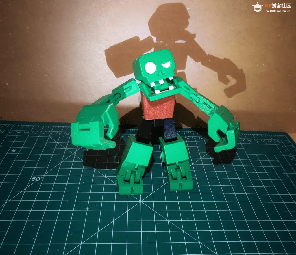 【万圣节项目】做一个3D打印的可以变形的僵尸人!图25