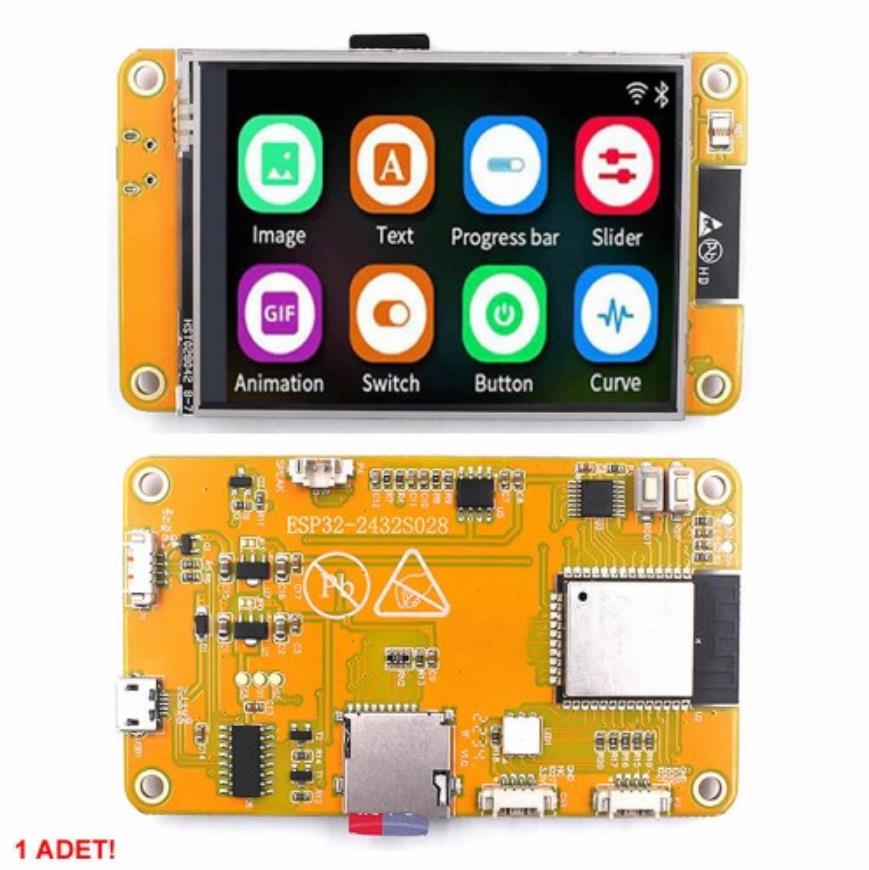 【花雕学编程】Arduino动手做（238）---ESP32-2432S028液晶2.8寸图2